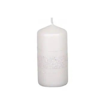 Svíčka Svíčka FENIX VÁLEC vánoční metalická matná d6x9cm (cs)