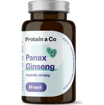 Přírodní produkt Protein a Co Ženšen pravý – 60 kapslí