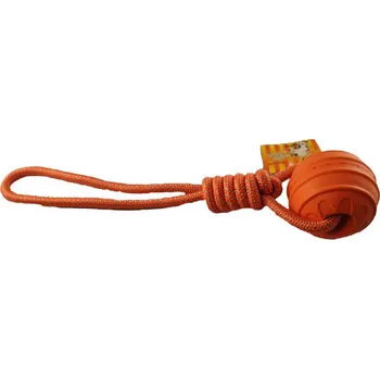Hračka pro psa TRP míč na šňůře 7,5cm