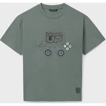 Chlapecké tričko Dětské bavlněné tričko Mayoral 6037.7F.Junior.PPY2 zelená 97X, vel. 160