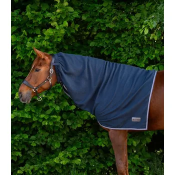 Deka pro koně Fleece krční díl Waldhausen ECONOMIC Modrá FULL