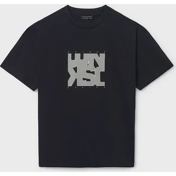 Dětské bavlněné tričko Mayoral 840.7E.Junior.PPY2 černá 99X, vel. 166