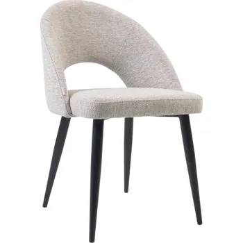 Jídelní židle Béžová látková jídelní židle Kave Home Mael