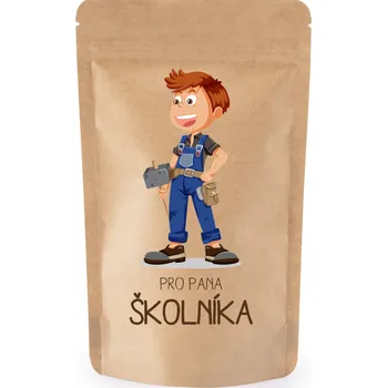 Dárkový potravinový koš Naklíčeno Dárkový sáček pro pana školníka Složení sáčku: Mandle natural