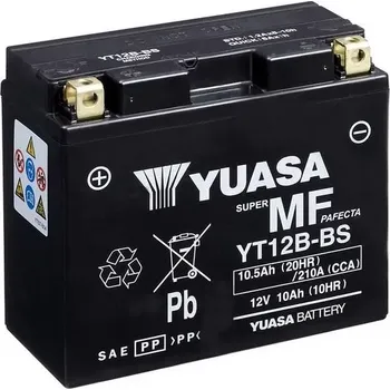 Motobaterie Motocyklová baterie / motobaterie YUASA MF AGM YT12B-BS, 10,5Ah, 210A, 12V rozměr 150x69x130 mm