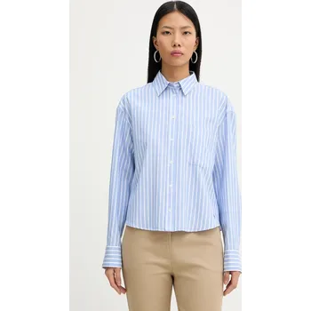 Pánská košile Bavlněná košile Weekend Max Mara CARTONE 2615111061600 modrá 50X, vel. 40