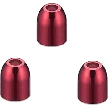 Příslušenství pro šipky L-Style kroužky na násadky Premium Champagne Ring kovové, červené - 3ks