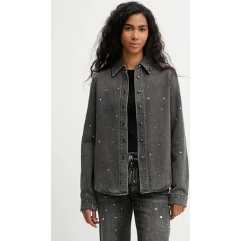 Pánská košile Džínová košile Miss Sixty 6S4XJ07300 černá 99X, vel. XS