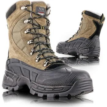 Pánské polobotky VM Footwear Obuv WELLINGTON 4390-OB holeňová zateplená hnědá - 41 AKCE