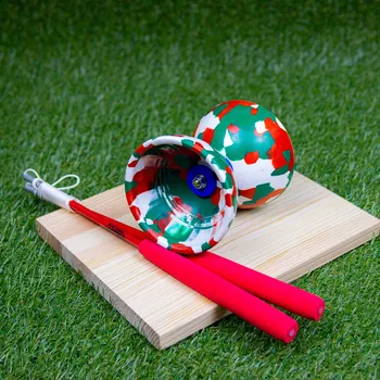 Jojo Juggle Dream Fixní JESTER diabolo + PRO hůlky (JuggleDream) Barva: Bílá-červená-modrá