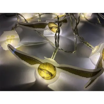 plyšák Harry Potter Světelný řetěz - Zlatonka