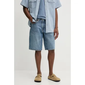 Pánské kraťasy Džínové šortky Levi's 478 BAGGY SHORTS 001JM modrá 55X, vel. 36