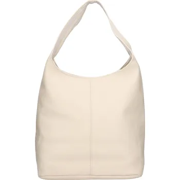 Kabelka Dámská kožená kabelka přes rameno Italia Margo - krémová
