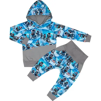 Tepláková souprava - Zebry zima (kapuca) - skladem Velikost: 86