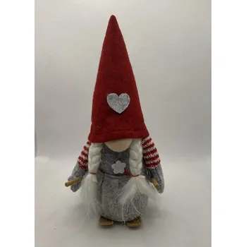 Skřítek na lyžích holka 23cm