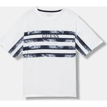 Chlapecké tričko Dětské bavlněné tričko Guess L6RI16.K8HM4.PPY2 bílá 00X, vel. 136-146