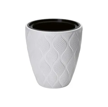 Obal na květináč Obal na květník FLOW plastový d29x32cm (cs)