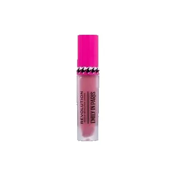 Nestandardní parfém Revolution Víceúčelový lesk na rty a tváře X Emily in Paris (Multi-use Lip & Cheek Blush) 3 ml Odstín Pinky Swear Pink woman