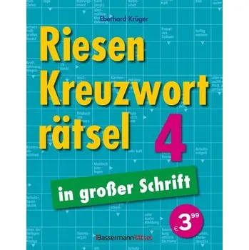 Riesen-Kreuzworträtsel in großer Schrift 4 - Krüger, Eberhard