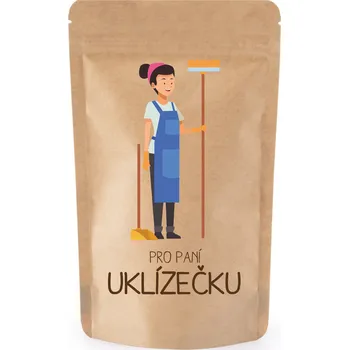 Dárkový potravinový koš Naklíčeno Dárkový sáček pro paní uklízečku Složení sáčku: Duše v peří čaj