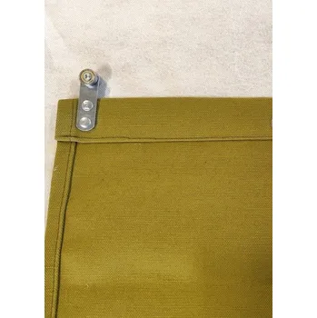 Garnýž Závěs z termoizolační látky Khaki zelené s jezdci