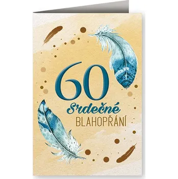 Nekupto Narozeninové přání výročí 60