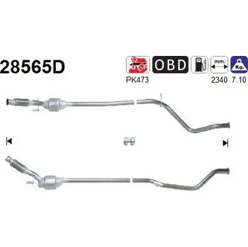 Katalyzátor Katalyzátor AS 28565D