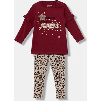 Kojenecká souprava Kojenecká sada Guess 2-pack A5BG02.J1314.9BYA burgundské 83X, vel. 77-88