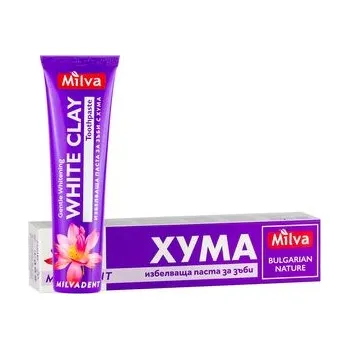 Nestandardní parfém Milva bělící zubní pasta s bílým jílem, 75ml
