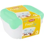 Sada dóz 4x0,45 l; mix; 10,5x13,5x10,5 cm; plast