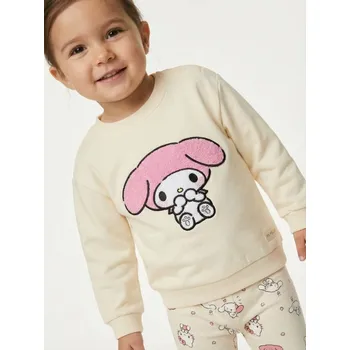 Dívčí mikina Sinsay - Mikina typu crewneck My Melody - krémová - 826FW-12X - 826FW-12X-104