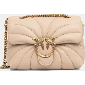 Kabelka Kožená kabelka Pinko 100039.A1EX béžová 80X, vel. ONE SIZE