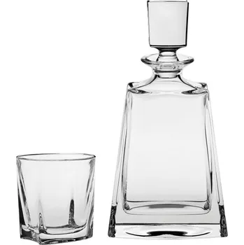 Sklenice Crystal Bohemia Set na whisky Kathrene 6+1, 280 ml