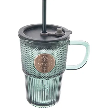 Hrnek s víčkem a brčkem VERDE 0,46 l ORION