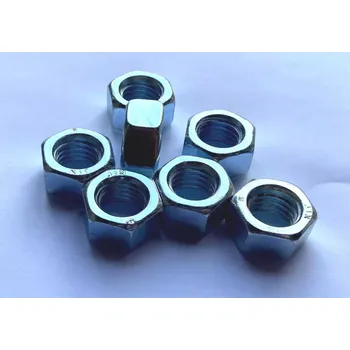 Matice Matice pevnostní tř. 10, závit M42, šestihranná. bílý zinek