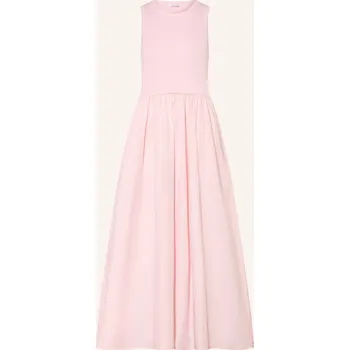 Dámské šaty Mrs & Hugs Dámské Šaty Z Kombinace Materiálů, růžová, 34
