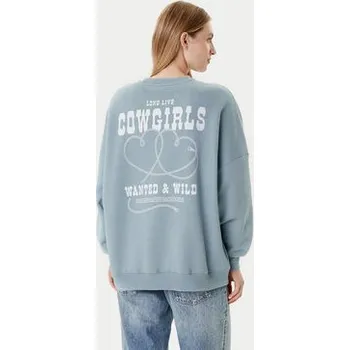 Dámská mikina ONLY Mikina Stina 15357086 Světle modrá Regular Fit S