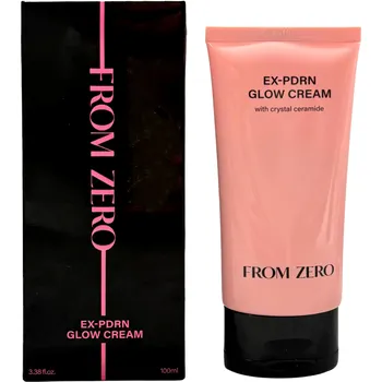 Pleťový krém FROM ZERO EX-PDRN Glow Cream s exosomy a ženšenem Panax, 100 ml, regenerační krém pro zářivou pleť