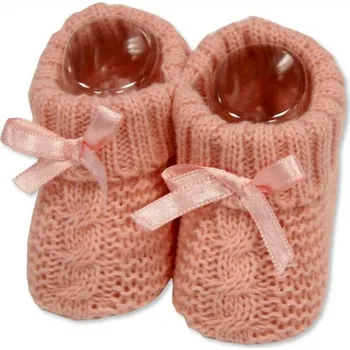 Capáčky Capáčky s mašličkou starorůžové