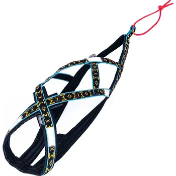 Postroj pro psa ManMat postroj SIBERIAN RACE - indiánská modrá XL starý vzor Velikost XL