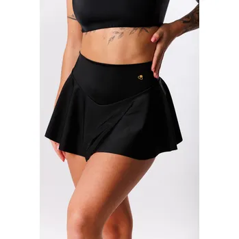 Dámské spodní prádlo GoldBee Plavky Stahovací Sukně Brazilky Black Barva: Black, Velikost: 3XL