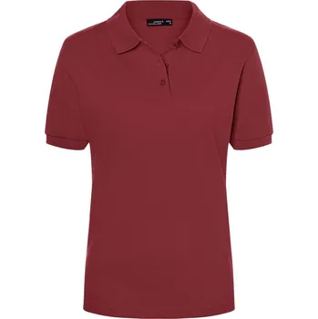 Daiber Dámská polokošile Classic Polo JN071 Barva: Vínová, Velikost: XL