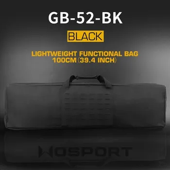 Airsoft Wosport Brašna Laser Molle na zbraň - 100cm - černá