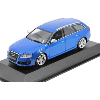 autíčko Audi RS6 Avant 2007 modrá 1:43 Audi RS6 - kovový model