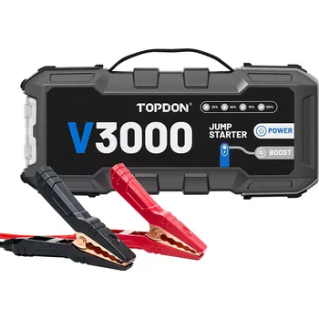Autoelektronika TOPDON V3000 – startovací zdroj 3000A + powerbanka 24 000 mAh - Nový model náhrada za JS3000