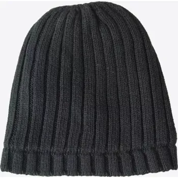 Čepice KITIKATE Pletená čepice černá S PODŠÍVKOU _S07219
