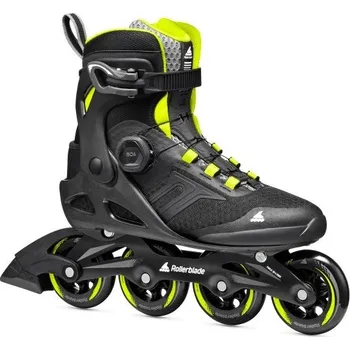 Kolečkové brusle Rollerblade Macroblade 84 Boa, Black/Lime Velikost EUR: 40,5 - 41