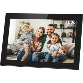 Digitální fotorámeček Kruger&Matz KM1100 Digitální fotorámeček Frameo WiFi, 10,1 palců, černý