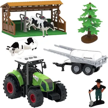 Figurka FARM SERVICE - Hrací set farma 7 ks se světly a zvuky