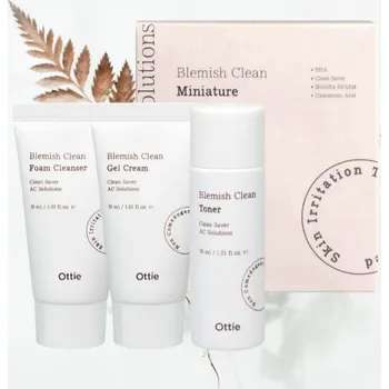 OTTIE Blemish Clean set miniatur na akné a problematickou pleť 3x30 ml